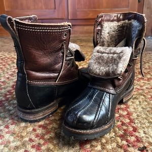 Frye lined boots!